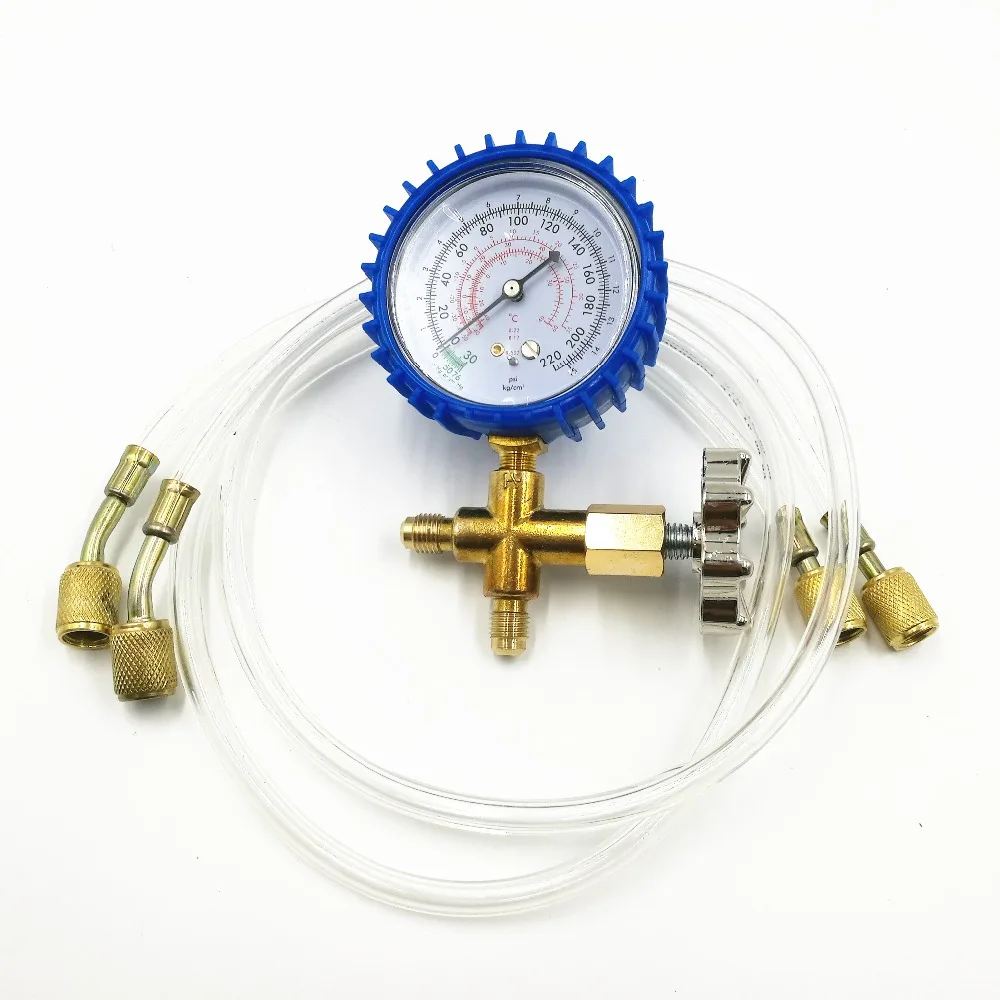 Air conditioning and fluoride snow table HS-466AL refrigerant table vacuum pressure gauge + 2pcs Inch standard transparent tube
Air conditioning and fluoride snow table HS-466AL refrigerant table vacuum pressure gauge + 2pcs Inch standard transparent tube