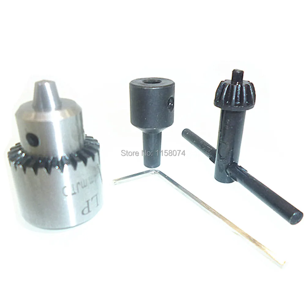 Watchmakers Electric Drill Chuck Clamp 0.3-4mm Jt0 Taper Mounted Micro Drill Chuck Key + 5mm Shaft Coupling Motor Connector Rod
Watchmakers Electric Drill Chuck Clamp 0.3-4mm Jt0 Taper Mounted Micro Drill Chuck Key + 5mm Shaft Coupling Motor Connector Rod