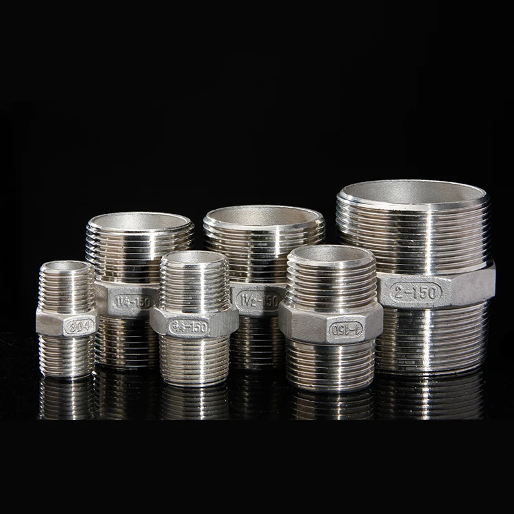 1/8 "1/4" 3/8 "1/2" 3/4 "1" 1-1/4 "1-1/2" BSP Штекерный резьбовой шестигранный ниппель редуктор прямой фитинг из нержавеющей стали 304
1/8 "1/4" 3/8 "1/2" 3/4 "1" 1-1/4 "1-1/2" BSP Штекерный резьбовой шестигранный ниппель редуктор прямой фитинг из нержавеющей стали 304