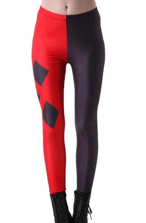 Diamond digital printing Black and Red Color women leggings Good Stretch Red leggings 3059
Diamond digital printing Black and Red Color women leggings Good Stretch Red leggings 3059