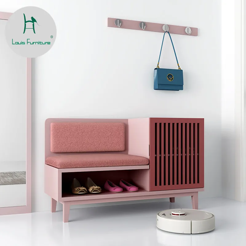 Louis Fashion Shoe Cabinets Nordic Minimalist Modern Multi-function Shoe Changing Stool Porch Partition Hall Clothes Hat Store
Louis Fashion Shoe Cabinets Nordic Minimalist Modern Multi-function Shoe Changing Stool Porch Partition Hall Clothes Hat Store