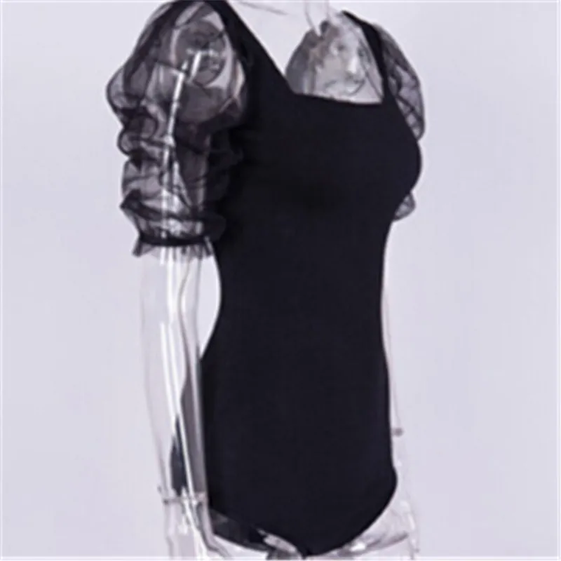 Fashion Women Ladies Solid Skinny Slim Sexy Short Sleeve Mesh Sleeve Summer Jumpsuit Bodycon Bodysuit
Fashion Women Ladies Solid Skinny Slim Sexy Short Sleeve Mesh Sleeve Summer Jumpsuit Bodycon Bodysuit