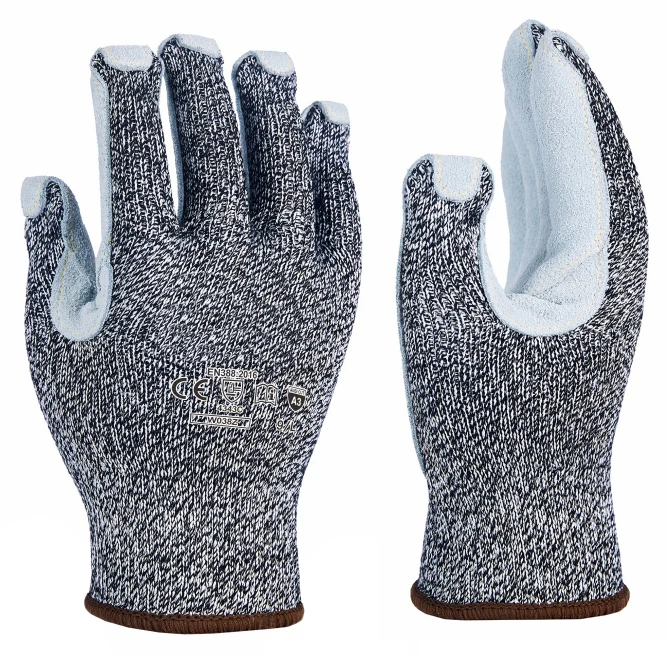 HPPE Anti cut Working Glove HPPE Cut Proof Safety Glove Cow Split Leather Cut Resistant Work Gloves
HPPE Anti cut Working Glove HPPE Cut Proof Safety Glove Cow Split Leather Cut Resistant Work Gloves