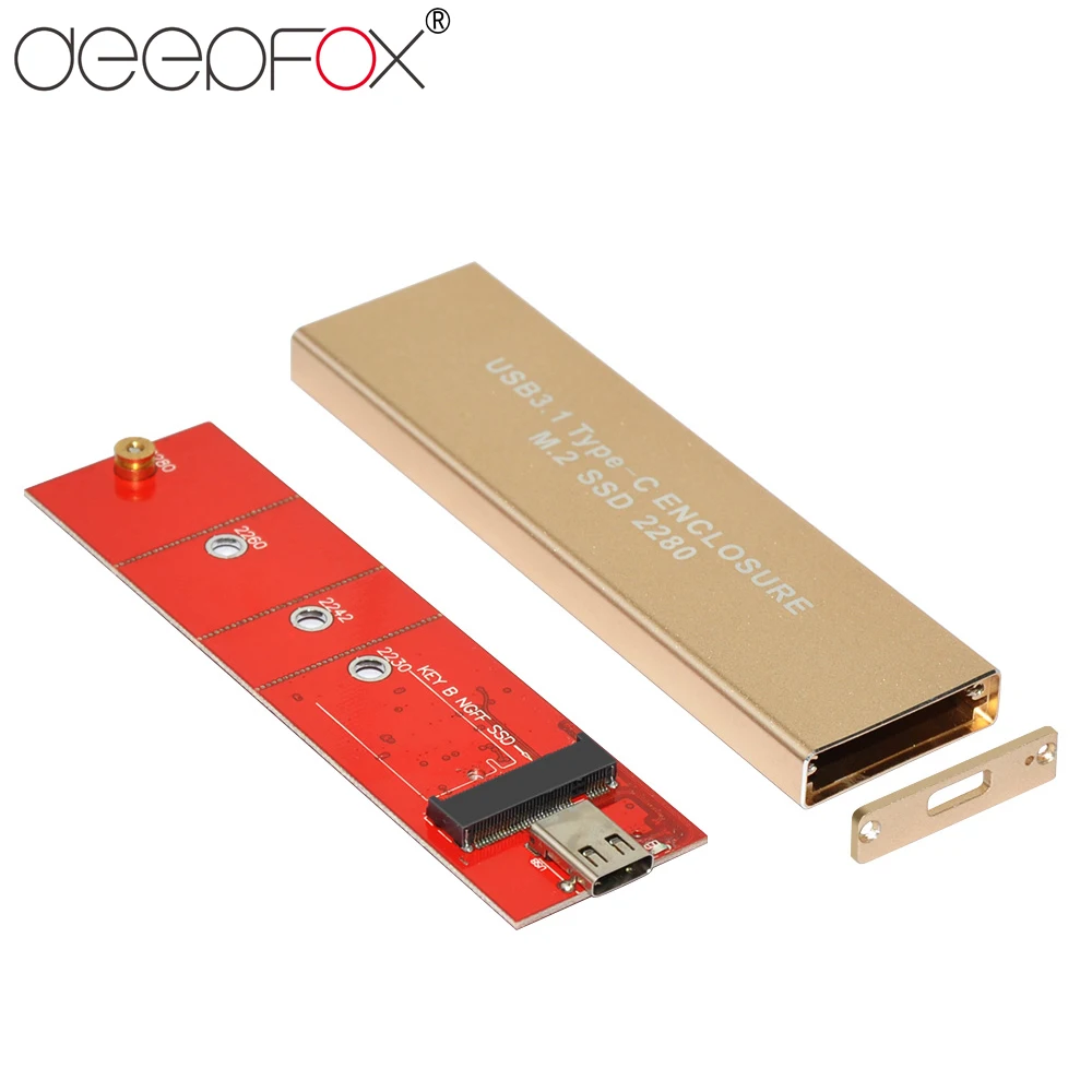 DeepFox USB 3.1 Type C to M.2 NGFF PCI-E PCI-E B/M or B-key SSD Enclosure For E431 E531 X240 Y410P Y510P
DeepFox USB 3.1 Type C to M.2 NGFF PCI-E PCI-E B/M or B-key SSD Enclosure For E431 E531 X240 Y410P Y510P