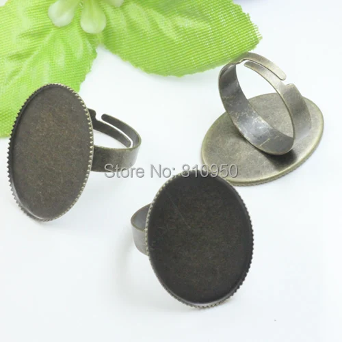 Wholesale 100pcs Ring Settings Blank Tray 18x25mm Copper Antique Bronze Rings Cameo Base Settings Accessory Findings
Wholesale 100pcs Ring Settings Blank Tray 18x25mm Copper Antique Bronze Rings Cameo Base Settings Accessory Findings