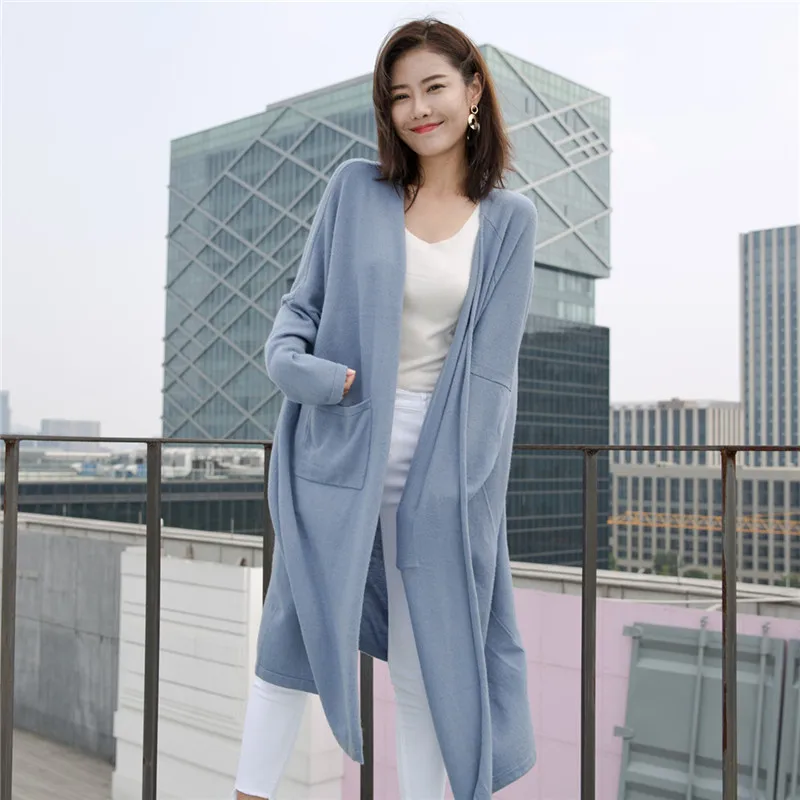 JECH New Fashion 2017 Autumn Light Blue Black Cardigan Women Sweater Casual Plus Size Women Coat Long Sweaters Cardigans 
JECH New Fashion 2017 Autumn Light Blue Black Cardigan Women Sweater Casual Plus Size Women Coat Long Sweaters Cardigans