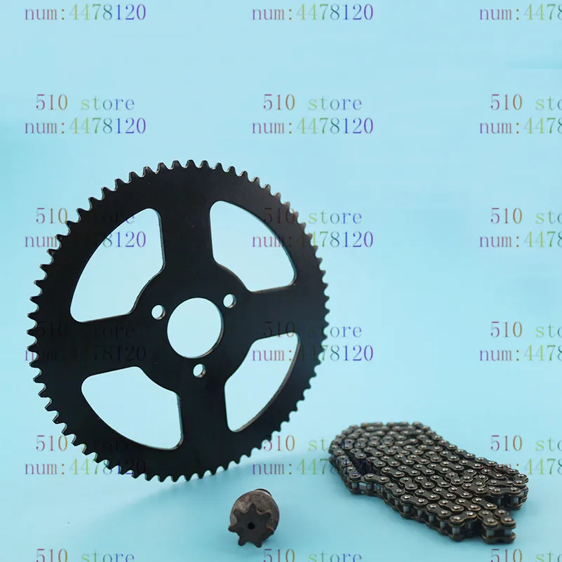 Мини Мото 47cc 49cc приводная система 25H 26 мм 68t 136 звеньевая цепь со звеньями с 68T