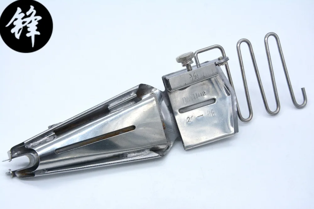 Dayu112 Right Angle Binder For Swim Wear,By Inserted Elastic double Side Folder For 2/3 Needle Cover Stitch Machine DAYU 112
Dayu112 Right Angle Binder For Swim Wear,By Inserted Elastic double Side Folder For 2/3 Needle Cover Stitch Machine DAYU 112