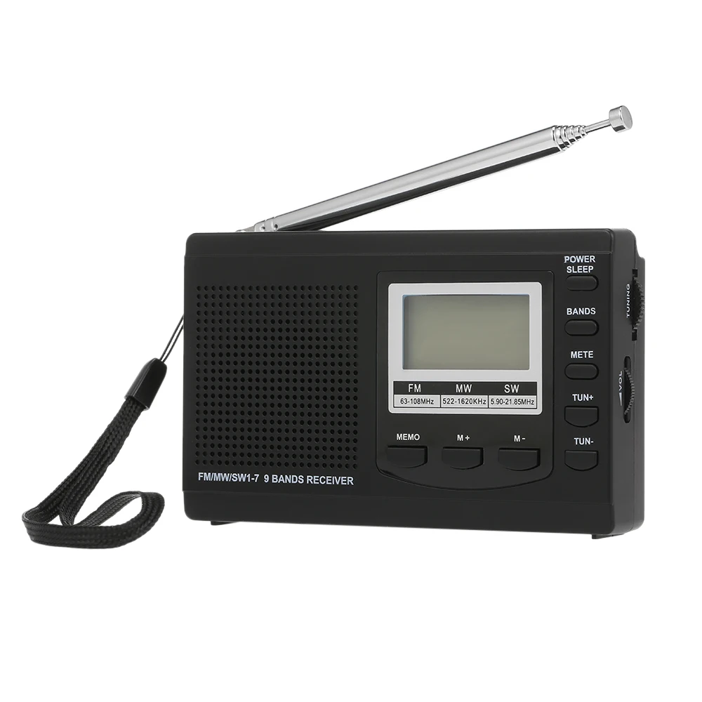 HRD 310 FM/AM/SW мини радио многодиапазонный цифровой стерео портативный Радиоприемник