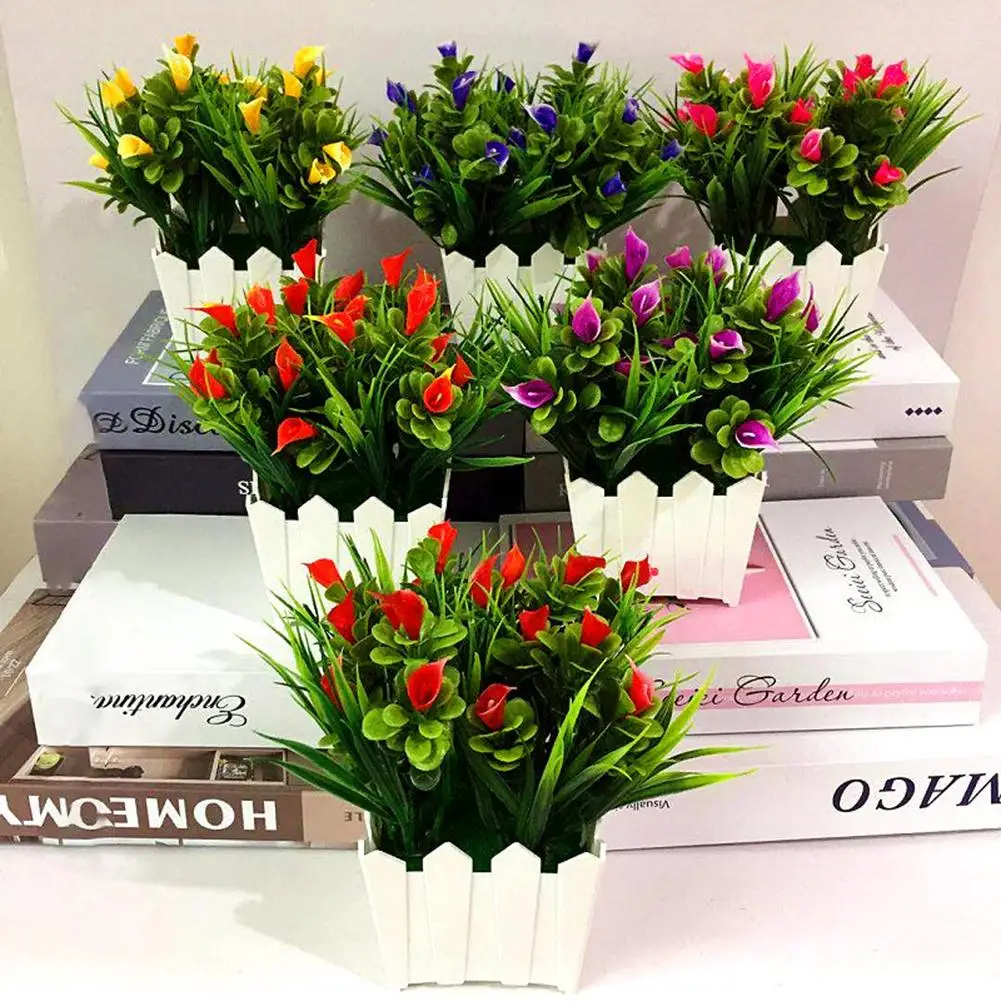 HOT SALES!!! 1Pc Artificial Flower Callalily Potted Bonsai Living Room Office Garden Decor Wholesale Dropshipping New Arrival
HOT SALES!!! 1Pc Artificial Flower Callalily Potted Bonsai Living Room Office Garden Decor Wholesale Dropshipping New Arrival