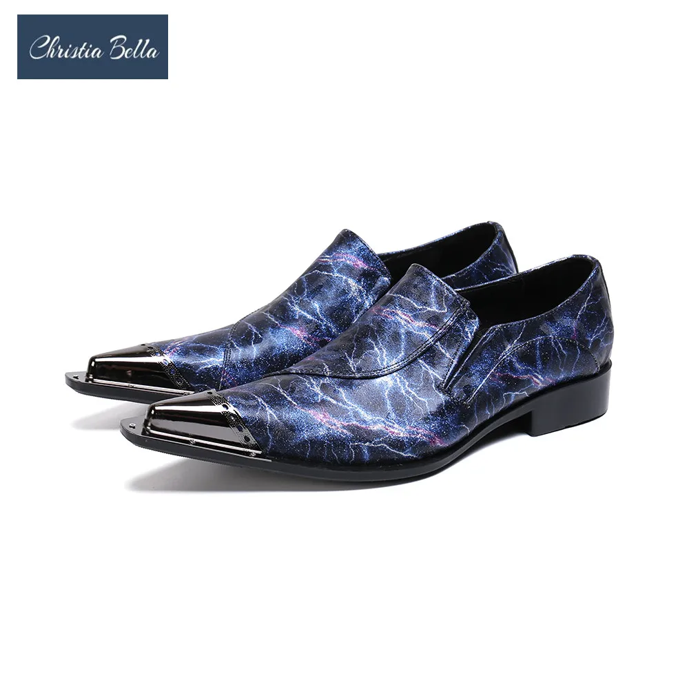 Italian Fashion Lightning Print Men Dress Shoes for Party Prom Real Leather Formal Shoes Male Handmade Office Shoes Blue
Italian Fashion Lightning Print Men Dress Shoes for Party Prom Real Leather Formal Shoes Male Handmade Office Shoes Blue