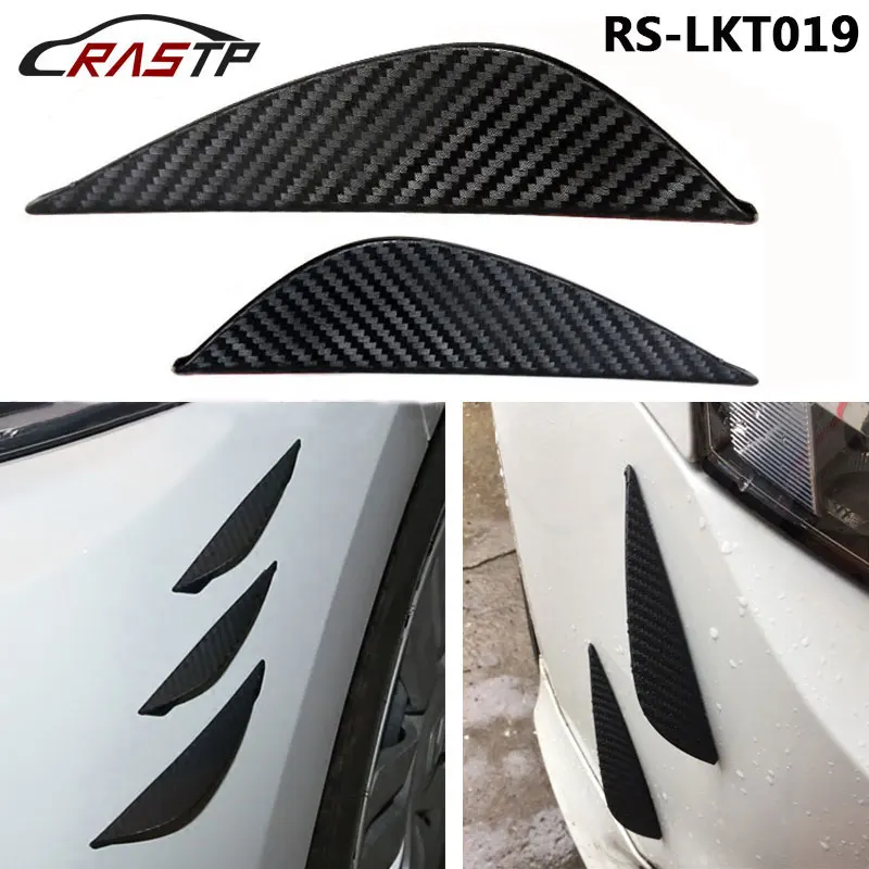 Car Styling Carbon Fiber Universal Car Bumper Spoiler Small Wing Blade Car Decoration Sticker 4 Pieces RS3-LKT019
Car Styling Carbon Fiber Universal Car Bumper Spoiler Small Wing Blade Car Decoration Sticker 4 Pieces RS3-LKT019