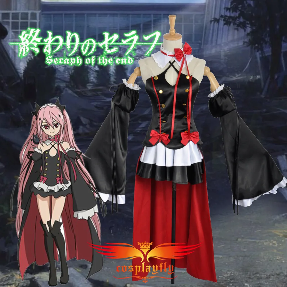 Seraph of the End Krul Tepes/длинное платье для костюмированной вечеринки костюм взрослых и