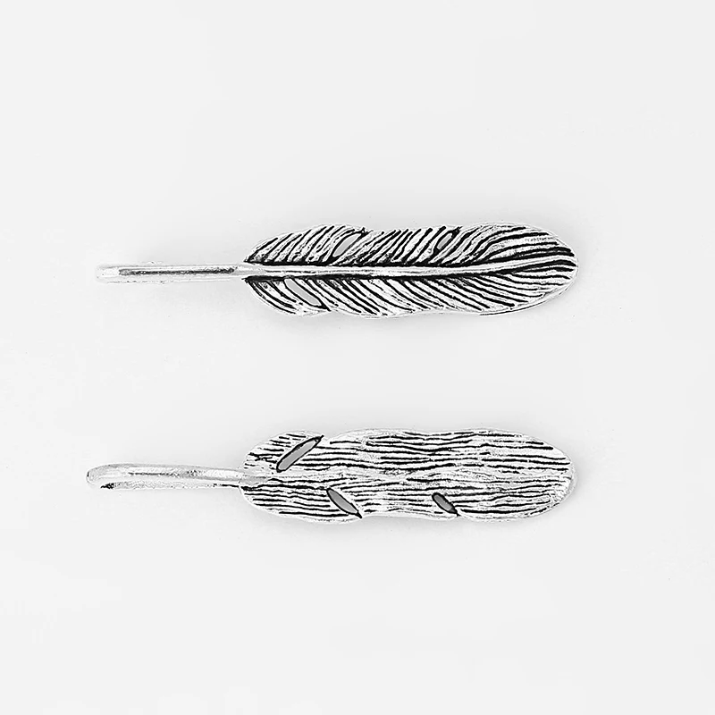 5pcs Alloy Feather Leaf Charms Pendants for Jewelry Making Findings DIY Handmade Craft 54.5*11mm
5pcs Alloy Feather Leaf Charms Pendants for Jewelry Making Findings DIY Handmade Craft 54.5*11mm