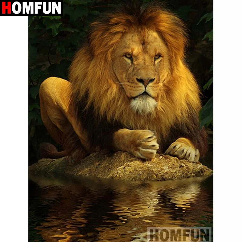 Алмазная 5D Вышивка HOMFUN «Лев», картина из квадратных/круглых страз «сделай сам», вышивка крестиком, домашний декор, A16287
Алмазная 5D Вышивка HOMFUN «Лев», картина из квадратных/круглых страз «сделай сам», вышивка крестиком, домашний декор, A16287