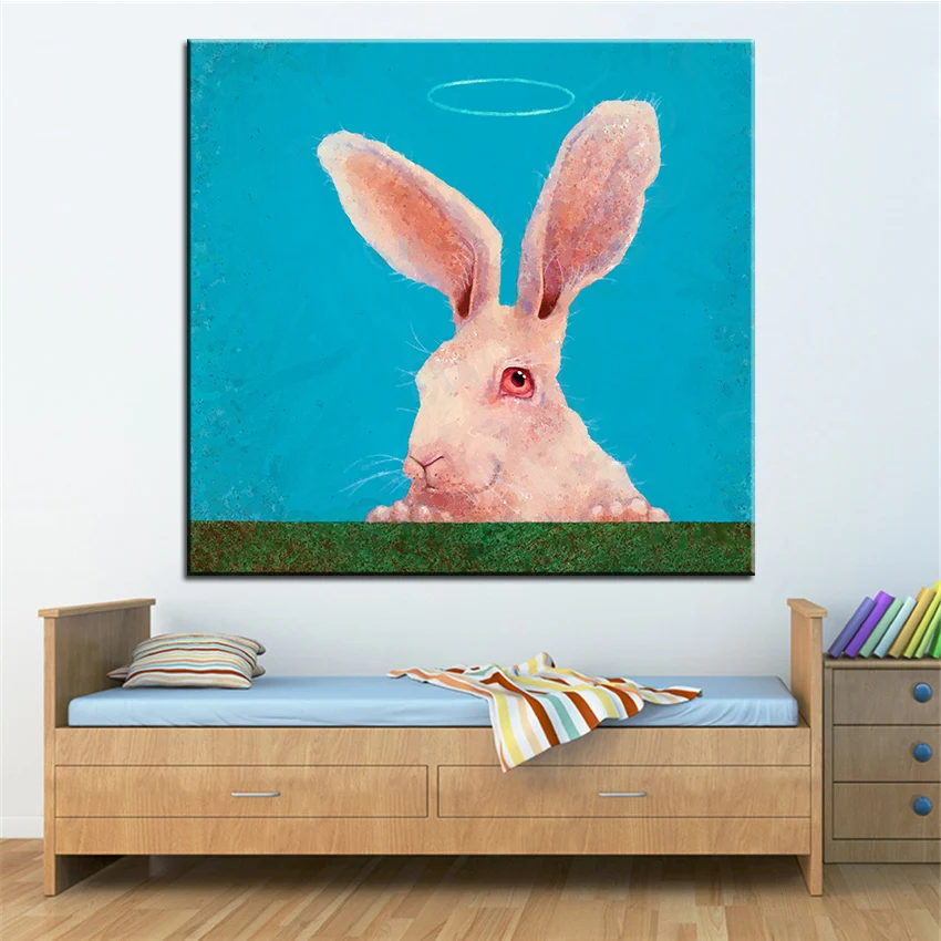 Large size Printing Oil Painting angel hare Wall painting Steampunk Wall Art Picture For Living Room painting No Frame
Large size Printing Oil Painting angel hare Wall painting Steampunk Wall Art Picture For Living Room painting No Frame