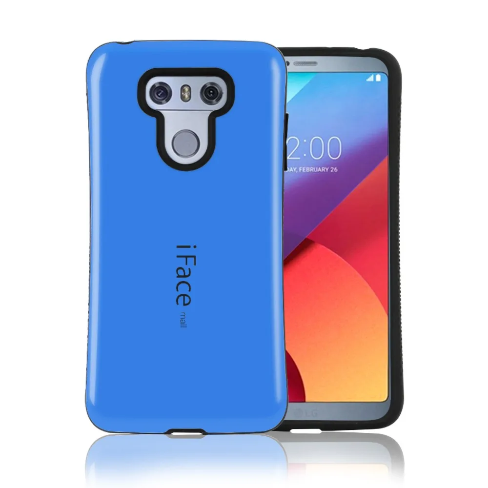 IFace Молл Shell для LG G6 Дело Роскошные ТПУ ПК Твердый переплет Обложка 5 7 дюймов