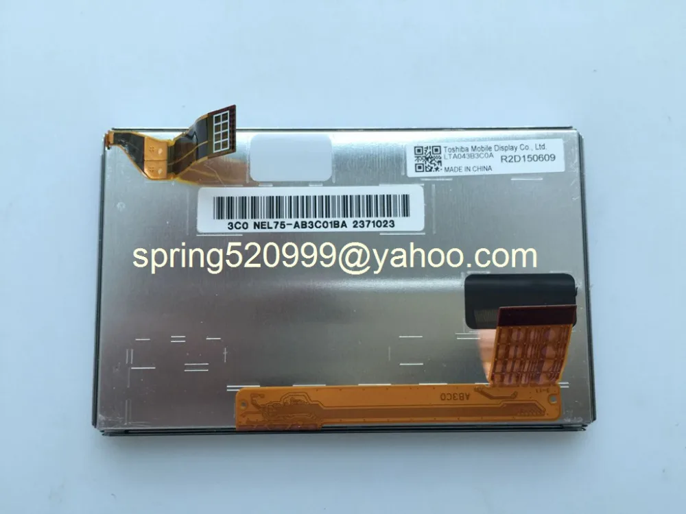 LTA043B3C0A LTA043B3COA новый оригинальный 4 3 "ЖК дисплей для автомобиля GPS навигация