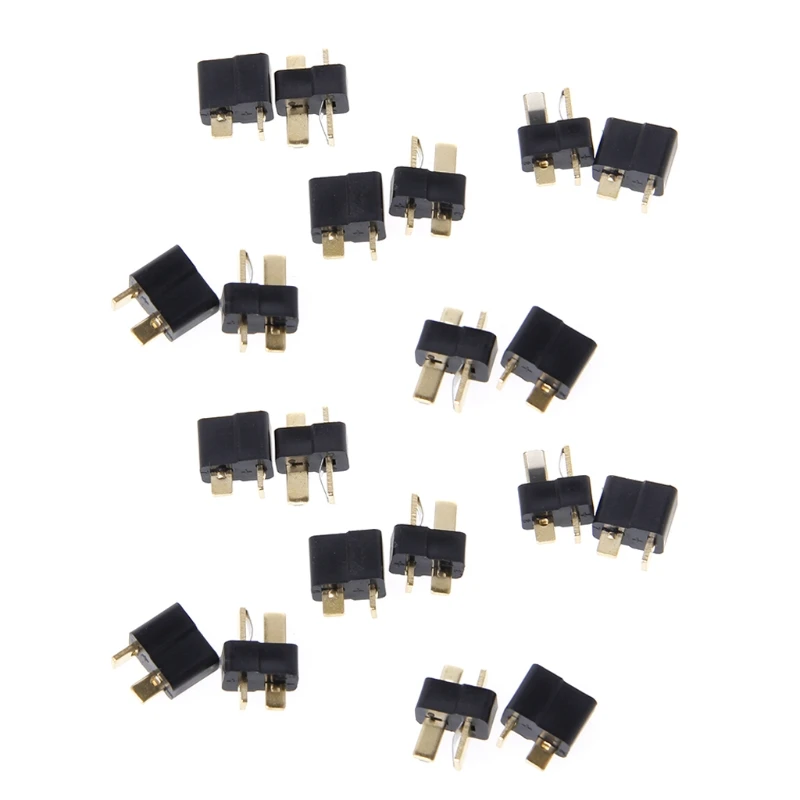 HBB 10 Pairs T Plug Male & Female Deans Connectors Style For RC LiPo Battery RC Parts Accs New
HBB 10 Pairs T Plug Male & Female Deans Connectors Style For RC LiPo Battery RC Parts Accs New