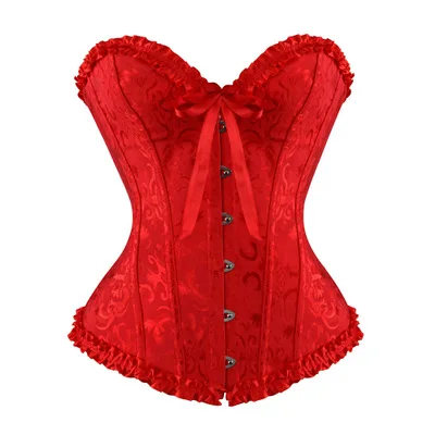 Fashion Western Overbust Corselet Black White Hot New Women Push Up Wedding Corset Steel Boned Waist Trainer for evening dress
Fashion Western Overbust Corselet Black White Hot New Women Push Up Wedding Corset Steel Boned Waist Trainer for evening dress