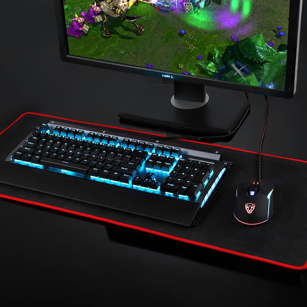 Motospeed CK98 RGB механическая клавиатура для игр Kailh коробка переключатель клавиатуры