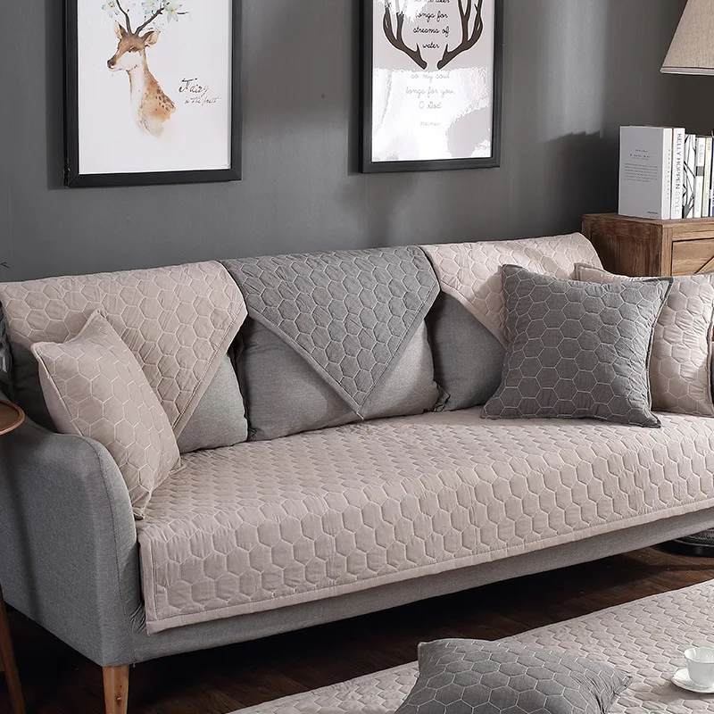 Four Seasons Solid Cotton Sofa Cover Thicken Decorative Slipcover For Leather Sofa Non-slip Sofa Couch Cover For L-shaped Sofa
Four Seasons Solid Cotton Sofa Cover Thicken Decorative Slipcover For Leather Sofa Non-slip Sofa Couch Cover For L-shaped Sofa