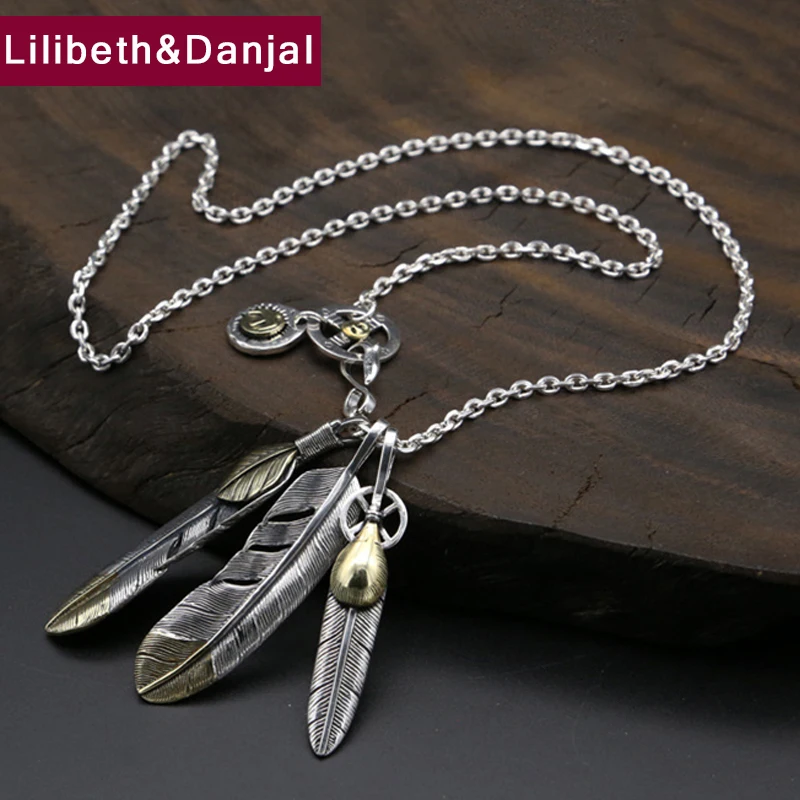 Ethnic Feather Eagle Chain Necklace Pendant 100% Real 925 Sterling Silver Women Men Necklace Jewelry collares de moda 2019 N33
Ethnic Feather Eagle Chain Necklace Pendant 100% Real 925 Sterling Silver Women Men Necklace Jewelry collares de moda 2019 N33