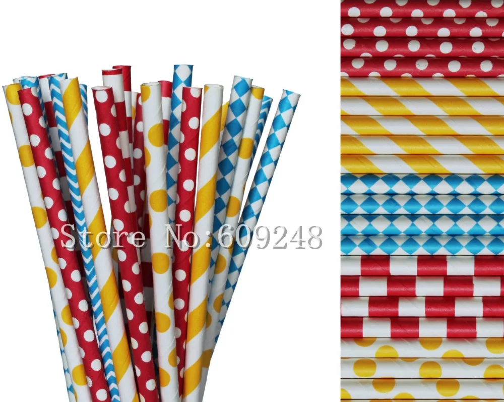 125pcs Circus Drinking Paper Straws Mix,Red Sailor Stripe and Dot,Yellow Polka Dot and Striped,Blue Diamond,Carnival Party Decor
125pcs Circus Drinking Paper Straws Mix,Red Sailor Stripe and Dot,Yellow Polka Dot and Striped,Blue Diamond,Carnival Party Decor