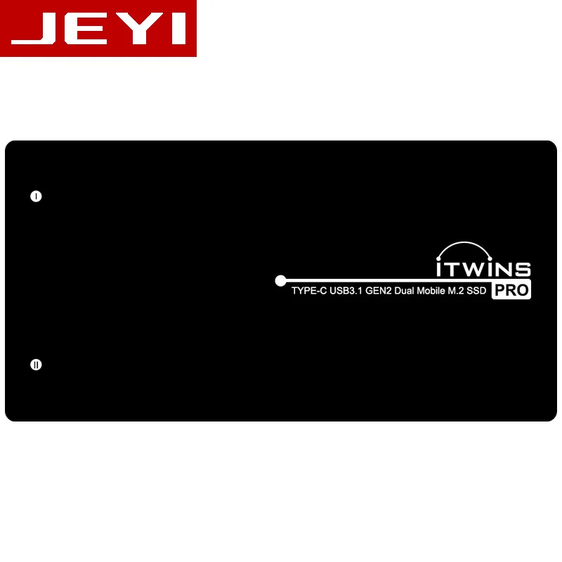 JEYI iTwins Dual m.2 SSD Enclosure mobile M2 box case m.2 NVME aluminium TYPE C3.1 JMS583 dual USB3.1 two PCIE U.2 PCI-E NGFF M2
JEYI iTwins Dual m.2 SSD Enclosure mobile M2 box case m.2 NVME aluminium TYPE C3.1 JMS583 dual USB3.1 two PCIE U.2 PCI-E NGFF M2