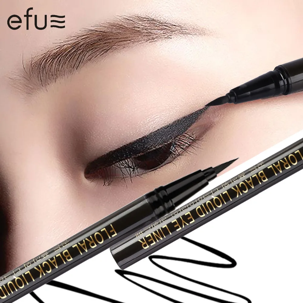 Водостойкая Подводка для глаз 0 7 г Цветочная серия EFU #7093|eyeline makeup|pencil liquid eyelinerpencil