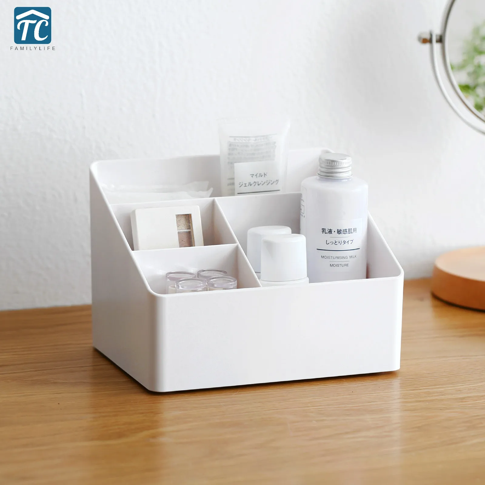 Dormitory Living Room Desktop Storage Box Plastic Office Cosmetics Multi-function Organizer Holder Makeup Sundries Case Objects
Dormitory Living Room Desktop Storage Box Plastic Office Cosmetics Multi-function Organizer Holder Makeup Sundries Case Objects
