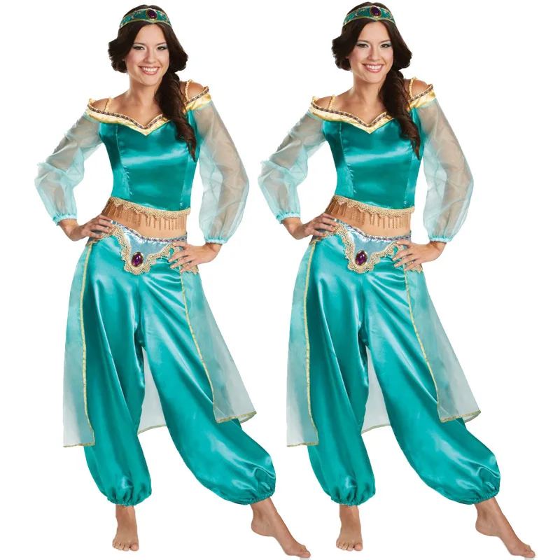 Adult Women Halloween Costume for Women Aladdin and The Magic Lamp Cosplay Costume Girls Princess Jasmine Costume High Quality
Adult Women Halloween Costume for Women Aladdin and The Magic Lamp Cosplay Costume Girls Princess Jasmine Costume High Quality
