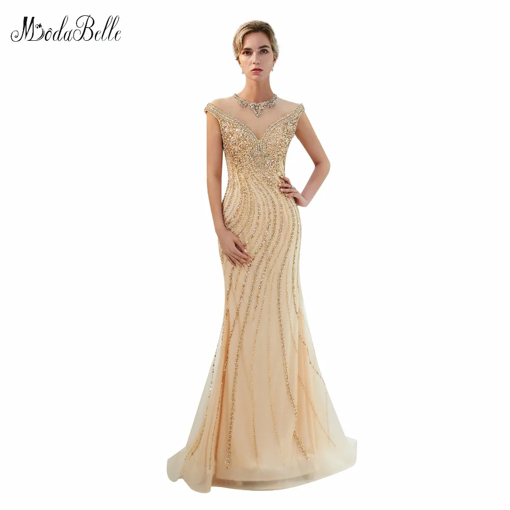 modabelle Gold Evening Dress Abito Da Sera Beads O-neck Mermaid Evening Gowns Formal Party Dress Abiti Da Cerimonia Da Sera
modabelle Gold Evening Dress Abito Da Sera Beads O-neck Mermaid Evening Gowns Formal Party Dress Abiti Da Cerimonia Da Sera