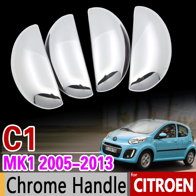 Car Chrome Door Handle Cover Trim Set for Citroen C1 mk1 2005 2006 2007 2008 2009 2010 2011 2012 2013 Car Accessories Stickers
Car Chrome Door Handle Cover Trim Set for Citroen C1 mk1 2005 2006 2007 2008 2009 2010 2011 2012 2013 Car Accessories Stickers