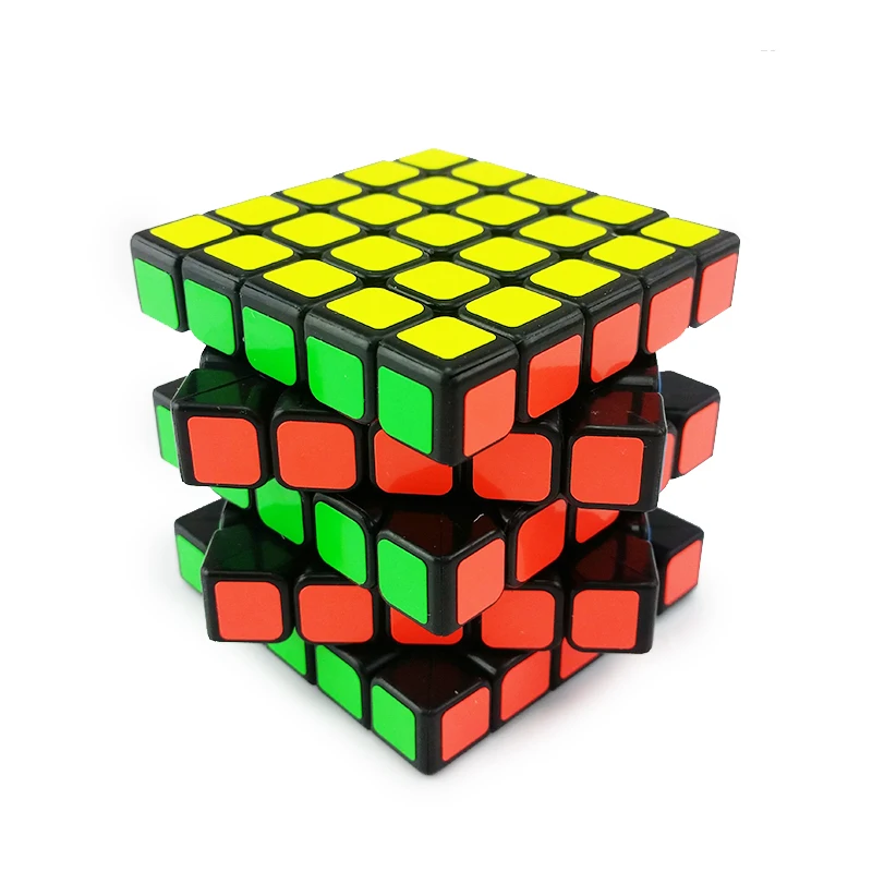 5x5x5 магический куб головоломка скорость твист гладкий черный стикер