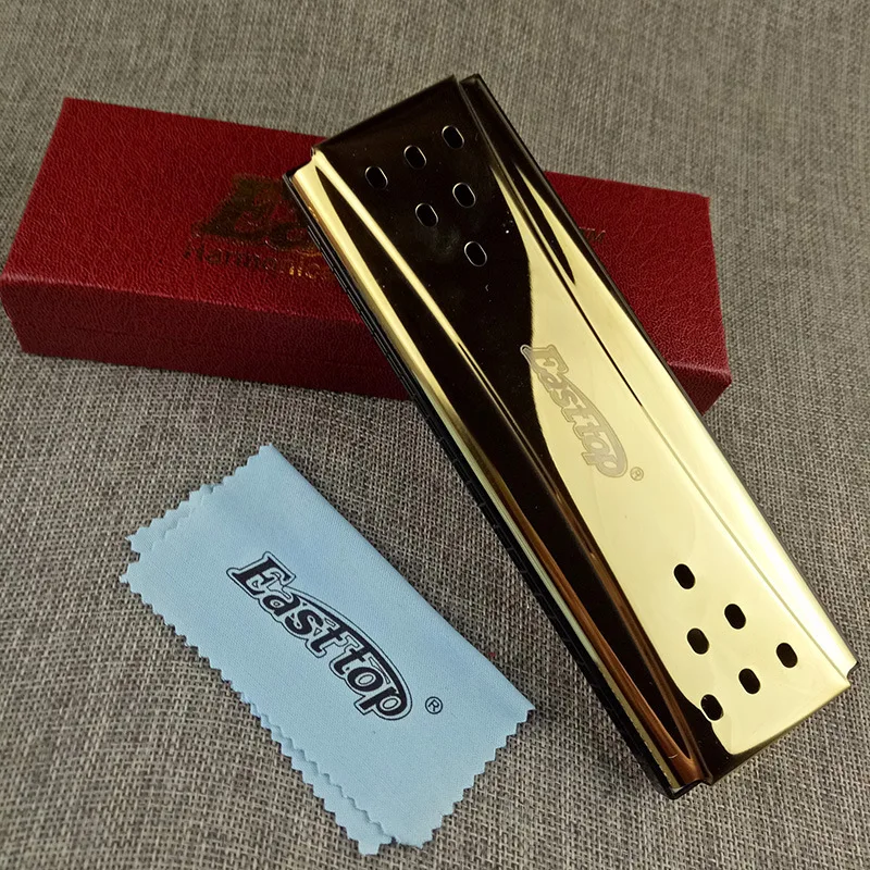 Oriental 24 hole tremolo harmonica quality goods Thicken the base Double double C/G box tremolo harmonica
Oriental 24 hole tremolo harmonica quality goods Thicken the base Double double C/G box tremolo harmonica