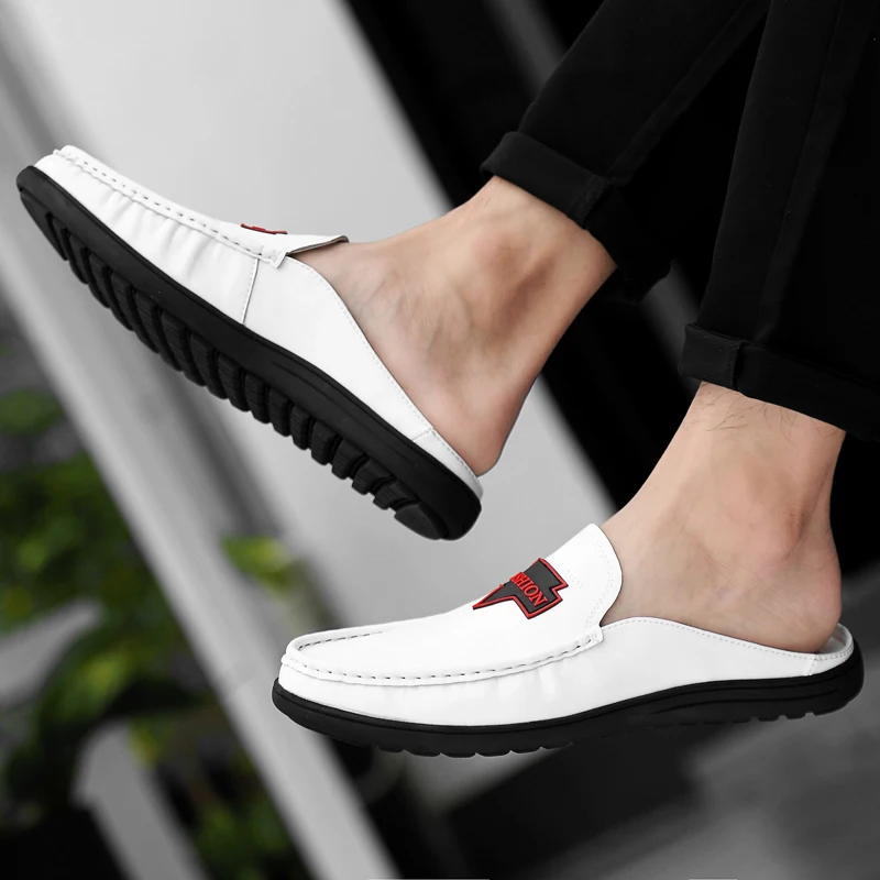 2021 New Summer Men's Slippers Casual Genuine Leather Shoes Male Outside Slipper Big Size Outdoor Slippers For Men HotSale Shoe
2021 New Summer Men's Slippers Casual Genuine Leather Shoes Male Outside Slipper Big Size Outdoor Slippers For Men HotSale Shoe