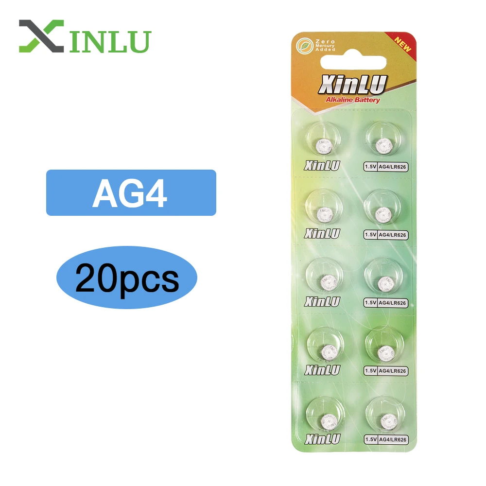 20pcs AG4 377A 377 LR626 SR626SW SR66 LR66 Button Cell Battery,20pcs AG4 AG 4 Watch Coin Battery,XINLU Battery
20pcs AG4 377A 377 LR626 SR626SW SR66 LR66 Button Cell Battery,20pcs AG4 AG 4 Watch Coin Battery,XINLU Battery