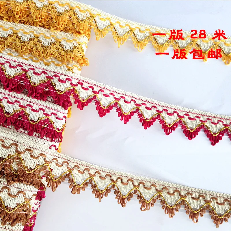 Simple modern exquisite sofa tassels lace simple fashion curtain decoration accessories edge fringed inverted triangle lace
Simple modern exquisite sofa tassels lace simple fashion curtain decoration accessories edge fringed inverted triangle lace