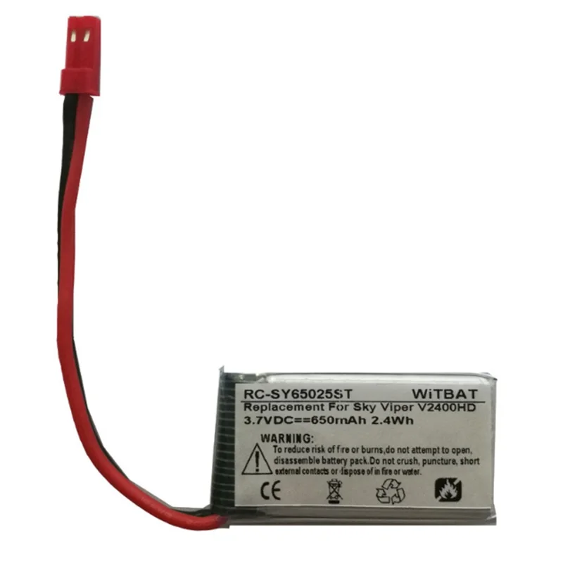 Аккумулятор для дрона Sky Viper s1700 s1750 V2400HD V2450FPV V2450GPS, новый перезаряжаемый литий-полимерный аккумулятор P190415 3,7 в 650 мАч
Аккумулятор для дрона Sky Viper s1700 s1750 V2400HD V2450FPV V2450GPS, новый перезаряжаемый литий-полимерный аккумулятор P190415 3,7 в 650 мАч