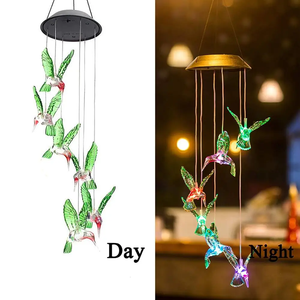 Color Change Solar Wind Chime Light Solar Lamp Hummingbird Waterproof Outdoor LED Solar Light For Home Party Garden Yard
Color Change Solar Wind Chime Light Solar Lamp Hummingbird Waterproof Outdoor LED Solar Light For Home Party Garden Yard