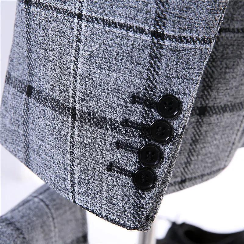mens suits wedding groom Light Gray Plaid Pattern Men Wedding Suits Groom Tuxedos Formal Business Suits Custom Coat pants vest
mens suits wedding groom Light Gray Plaid Pattern Men Wedding Suits Groom Tuxedos Formal Business Suits Custom Coat pants vest