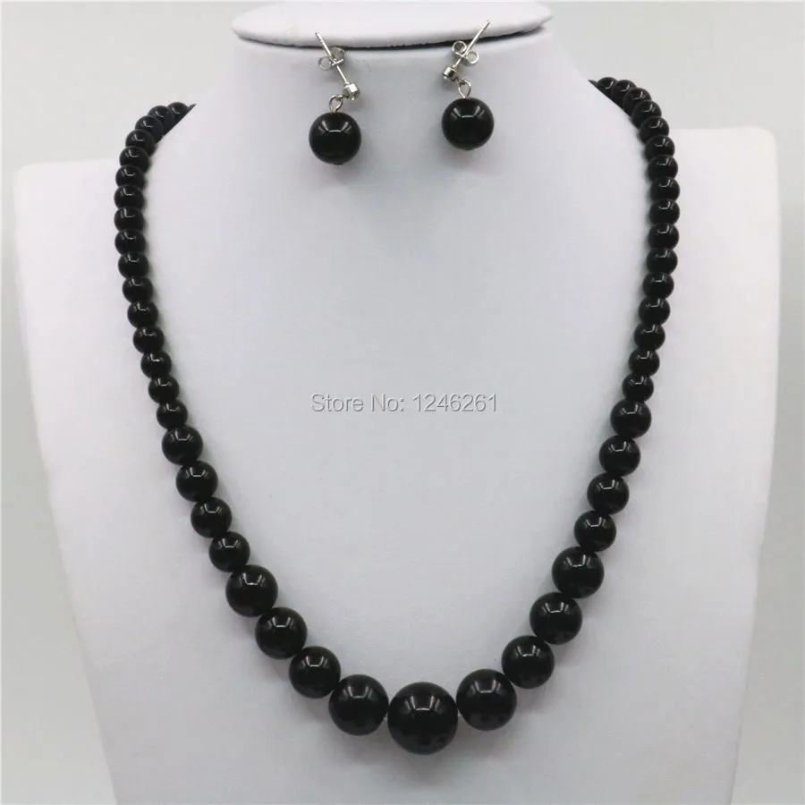 6-14mm Accessories Natural Black Seashell Beads Tower Necklace Chain Earbob Earrings Sets Girls Christmas Gifts Jewelry Making
6-14mm Accessories Natural Black Seashell Beads Tower Necklace Chain Earbob Earrings Sets Girls Christmas Gifts Jewelry Making