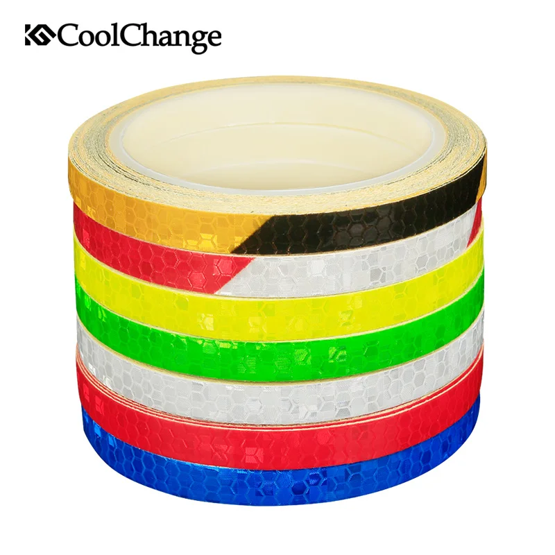 CoolChange 1 см * 800 светоотражающие наклейки для велосипедов MTB велосипед мотоцикл
