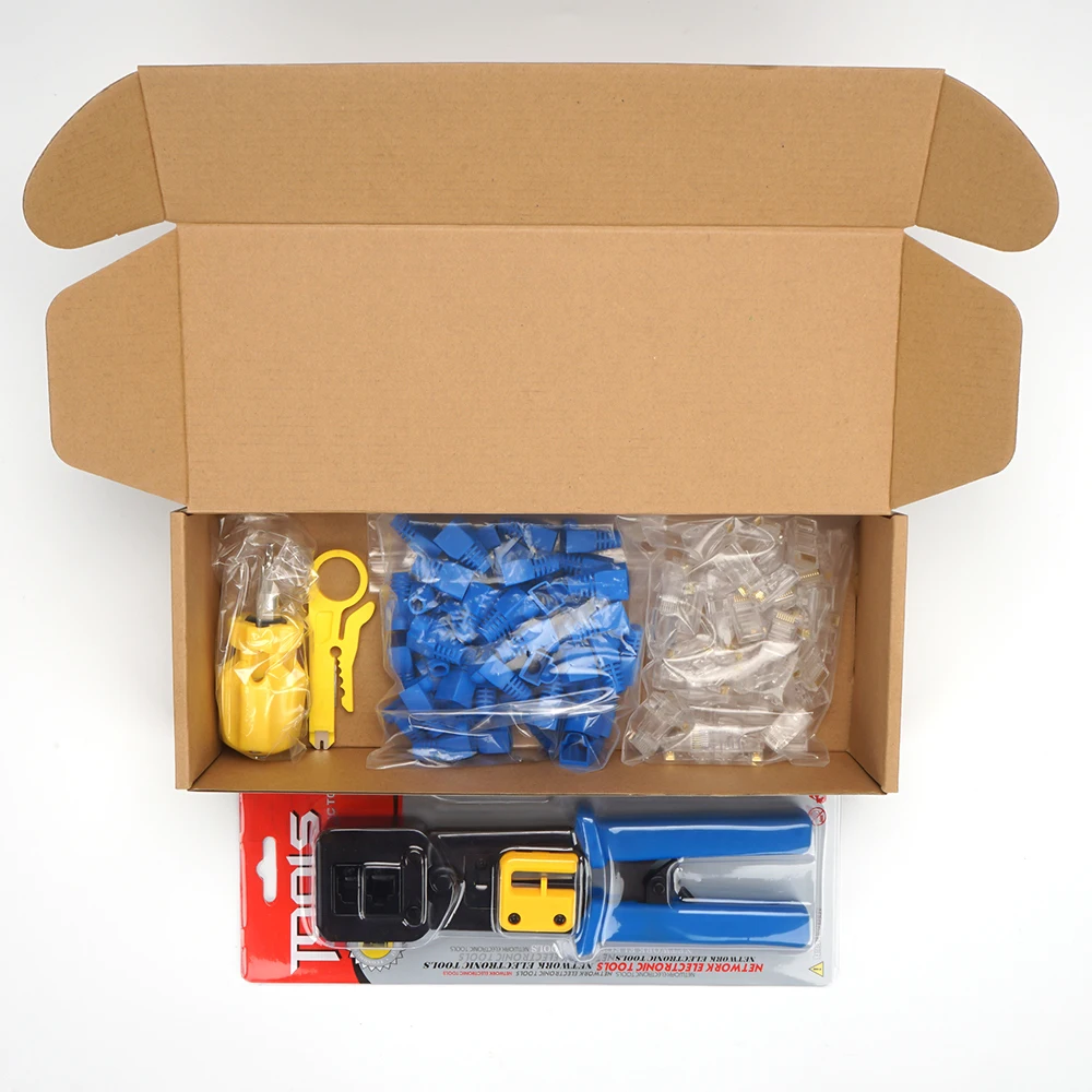 103pcs/set Professional Repair Tool Kit Wire Stripper Crimpers & Screwdriver Used for Repairing Installing Network Cable
103pcs/set Professional Repair Tool Kit Wire Stripper Crimpers & Screwdriver Used for Repairing Installing Network Cable