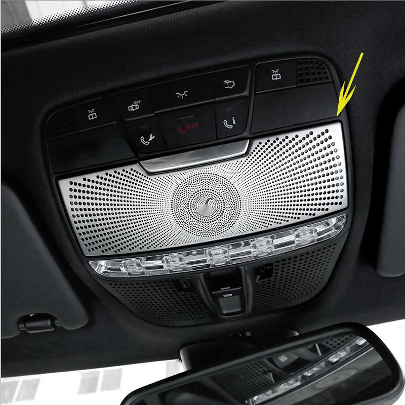 For Mercedes Benz C Class W205 GLC X253 Car Styling Car Interior Front Reading Light panel decoration Lamp Cover trim Accessory
For Mercedes Benz C Class W205 GLC X253 Car Styling Car Interior Front Reading Light panel decoration Lamp Cover trim Accessory