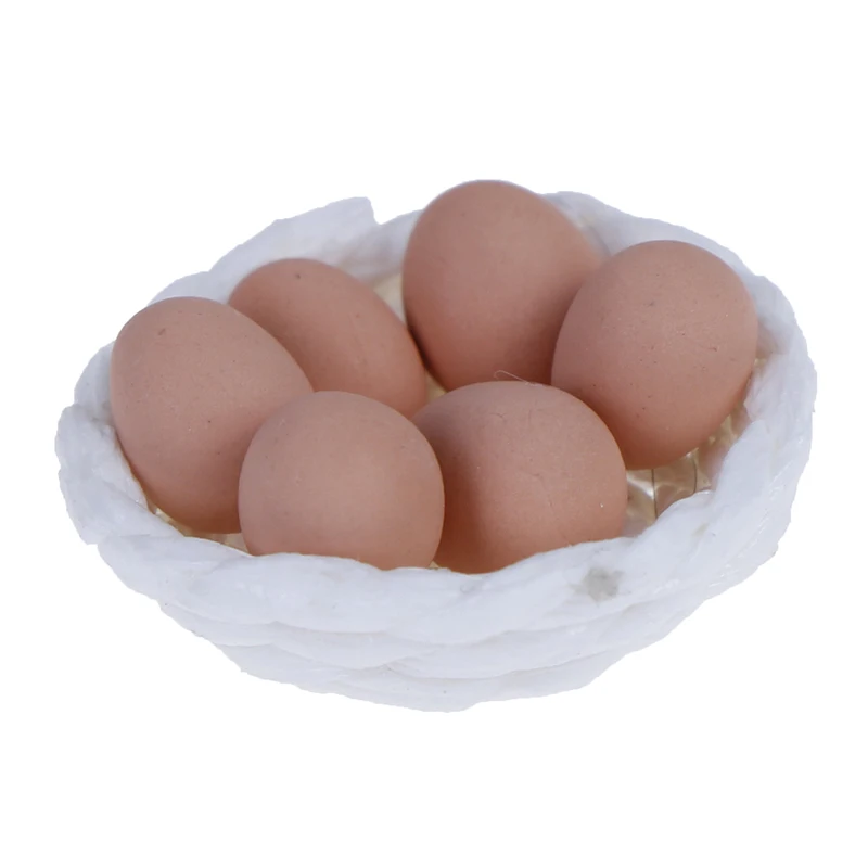 1/12 Scale Simulation 1Pc Nest+6 Pcs Mini Chicken Eggs Dollhouse Miniature Chicken Eggs and Nest Set for Pretend Play Toy
1/12 Scale Simulation 1Pc Nest+6 Pcs Mini Chicken Eggs Dollhouse Miniature Chicken Eggs and Nest Set for Pretend Play Toy