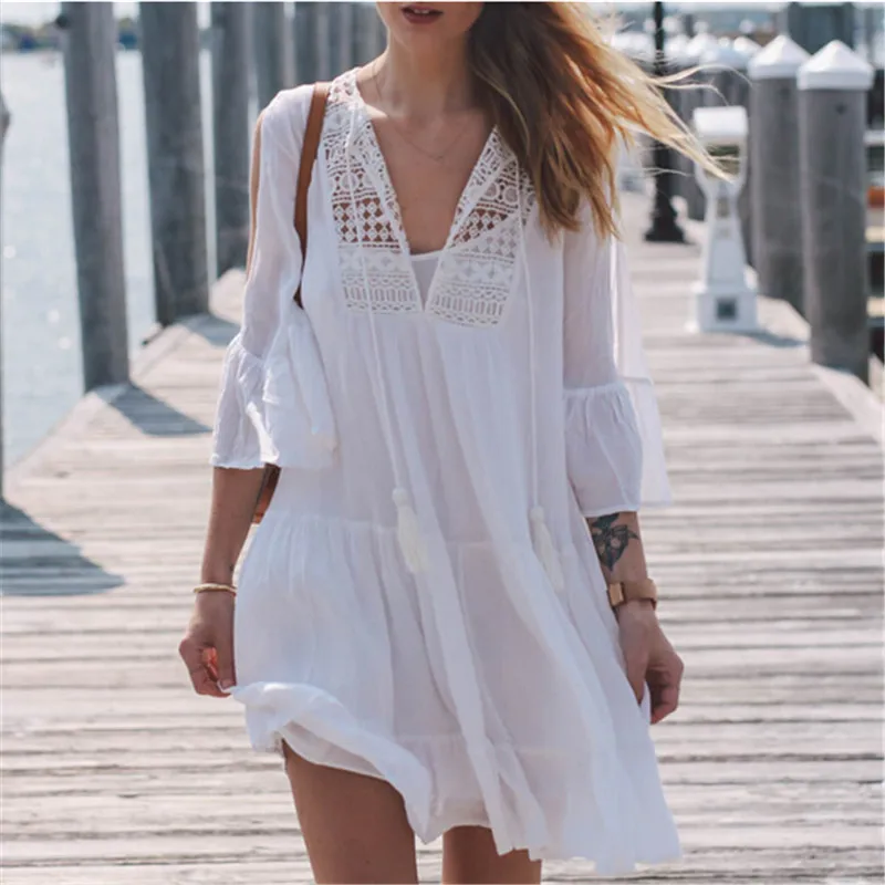 2017 Pareo Soft comfortable Hollow chest Beach Cover Up Bikini Cover Up Swimwear Women Robe De Plage Beach Bathing Suit Cover up
2017 Pareo Soft comfortable Hollow chest Beach Cover Up Bikini Cover Up Swimwear Women Robe De Plage Beach Bathing Suit Cover up