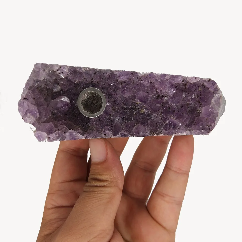 Promotion Bestsale Fashion Nice Polymorph Natural Quartz Crystal Portable Amethyst Cluster Smoking Pipe
Promotion Bestsale Fashion Nice Polymorph Natural Quartz Crystal Portable Amethyst Cluster Smoking Pipe