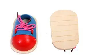 1pc Fashion Toddler Lacing Shoes Kids Educational Toys Children Wooden Toys Early Education Teaching Aids
1pc Fashion Toddler Lacing Shoes Kids Educational Toys Children Wooden Toys Early Education Teaching Aids
